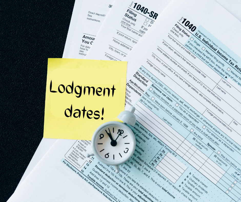 Changes In Lodgement Dates The Bottom Line Business Advisory